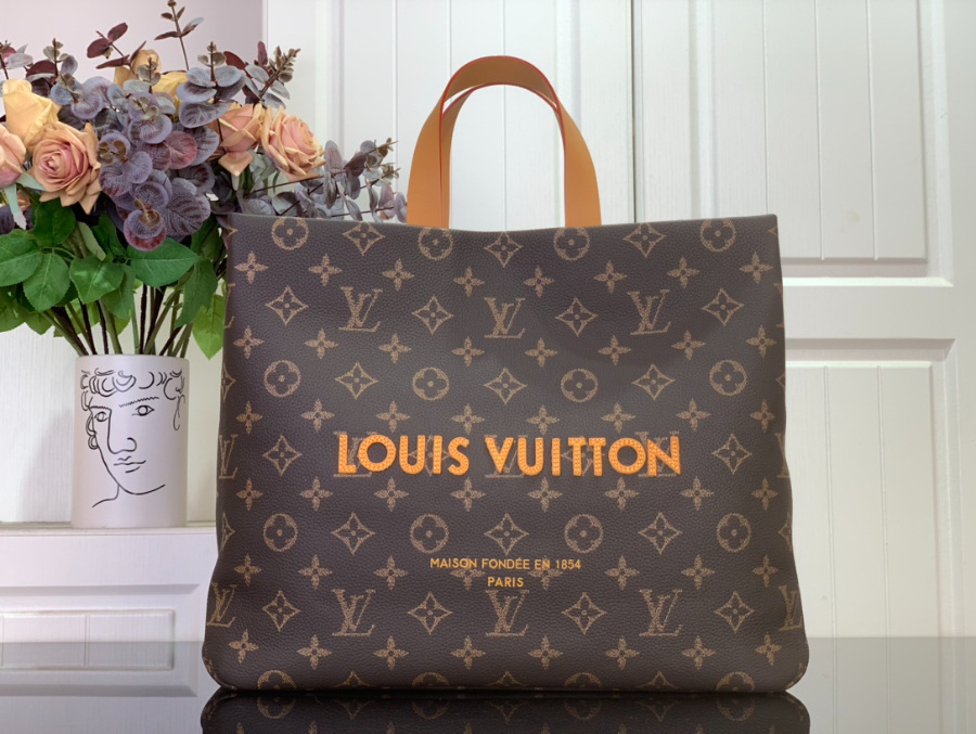 루이비통 쇼퍼 토트 MM M13928 403216cm 브라운 모노그램1.jpg