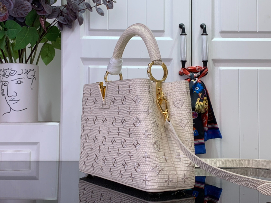 루이비통 카퓌신 BB 로고 자수 M48865 27917.3cm 화이트4.jpg