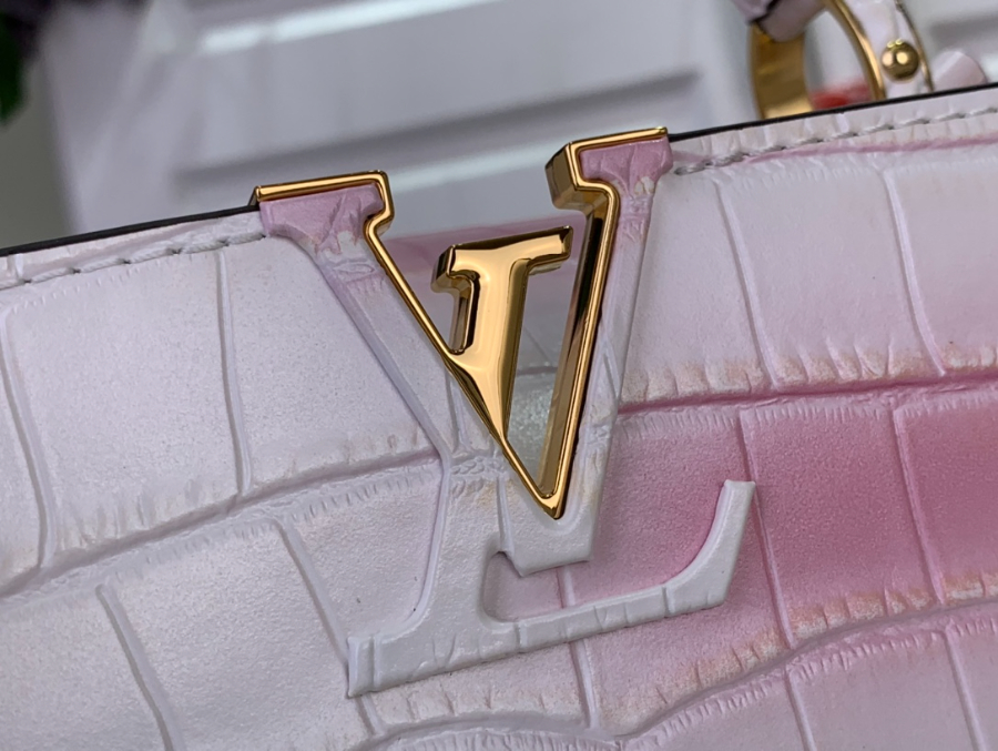 루이비통 카퓌신 BB 악어무늬 M94227 M48865 17.3927cm 화이트 핑크8.jpg