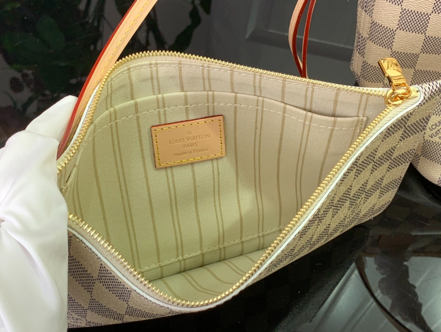 루이비통 네버풀 미디엄 N40604 281431cm 다미에 화이트 베이지4.jpg