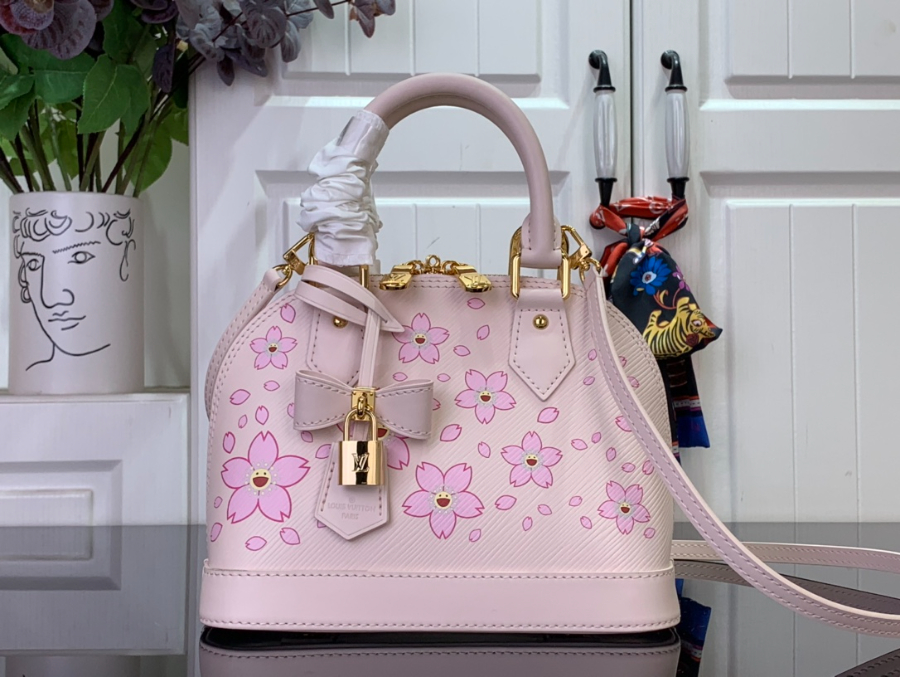 루이비통 x 무라카미 타카시 알마 BB 핑크 M13104 23.517.511.5cm1.jpg