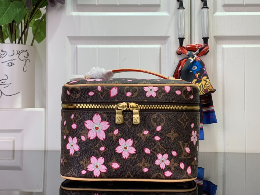 루이비통 LV X TM 타카시 니스 미니 사쿠라 M14181 13.51220cm 브라운1.jpg