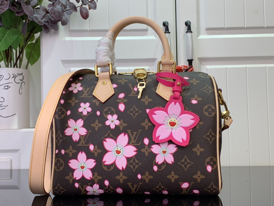 루이비통 LV X TM 스피디 반둘리에 사쿠라 M14174 191525cm 브라운1.jpg