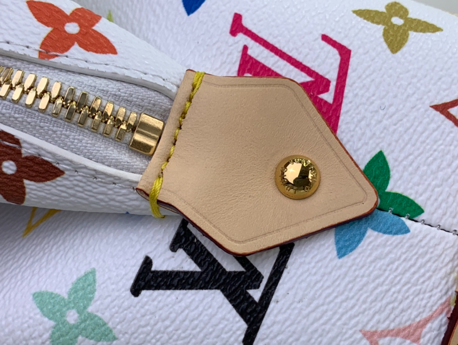 루이비통 X 무라카미 타카시 코스메틱 파우치 GM 멀티컬러 M13743 화이트 27189cm8.jpg