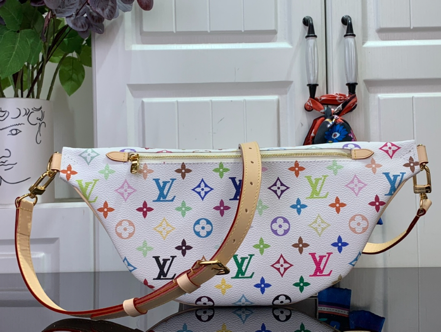 루이비통 X 무라카미 타카시 하이 라이즈 컬티컬러 M13660 화이트 16838cm2.jpg