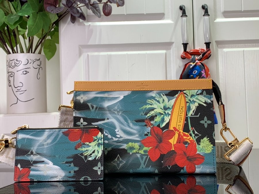 루이비통 가스통 웨어러블 월릿 크로스백 M83466 2214.54.5cm 흑녹색1.jpg