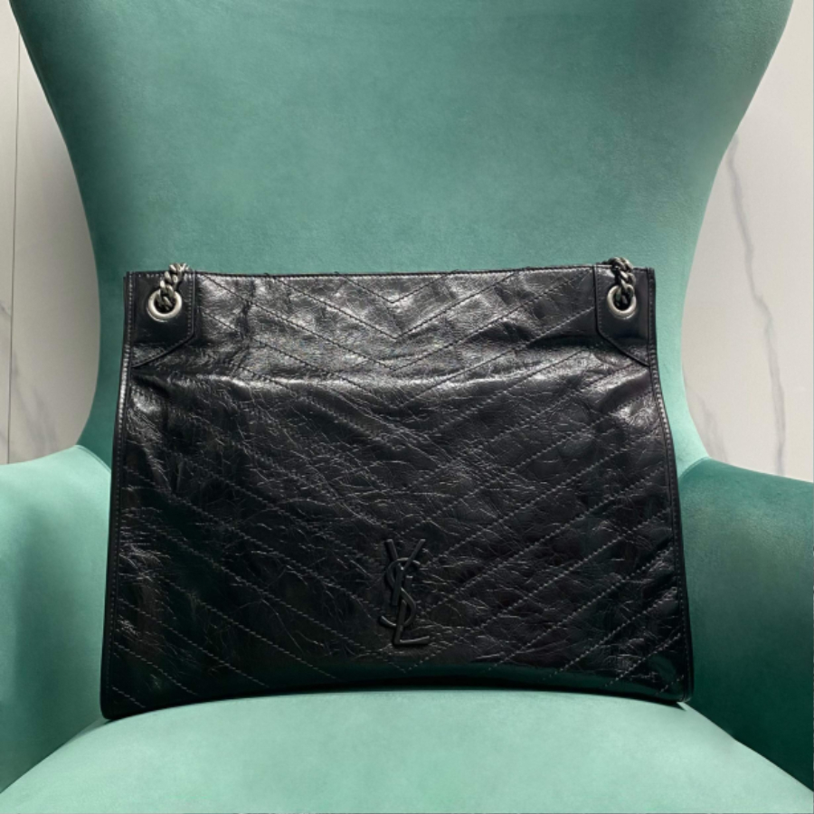 빈티지 가죽 소재 NIKI 쇼핑백라지 577998 393112.5cm 블랙03.jpg