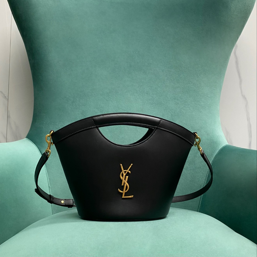 생로랑 CELIA 부드러운 가죽 소재의 미니 토트백 791069 271020cm 블랙1.jpg