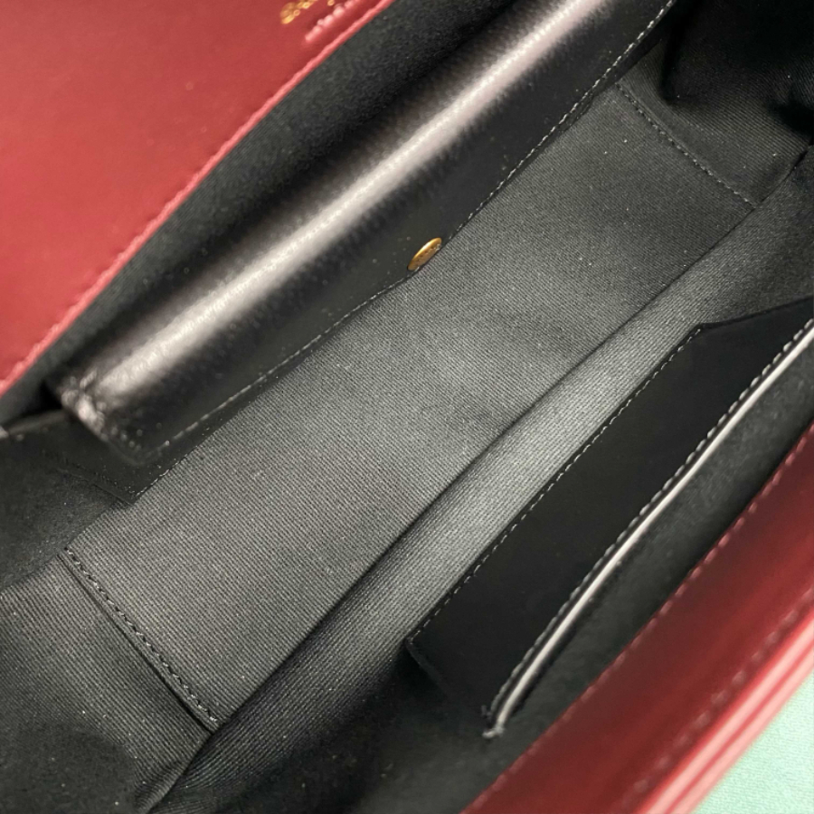 생로랑 MATELASSE 램스킨 소재의 LOULOU 루루 스몰백 801437 24146cm 와인5.jpg