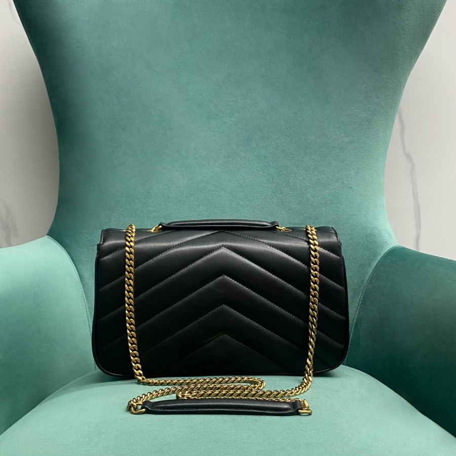 생로랑 MATELASSE 마틀라세 램스킨 소재의 LOULOU 루루 미디엄 백 801439 29178cm 블랙 골드2.jpg