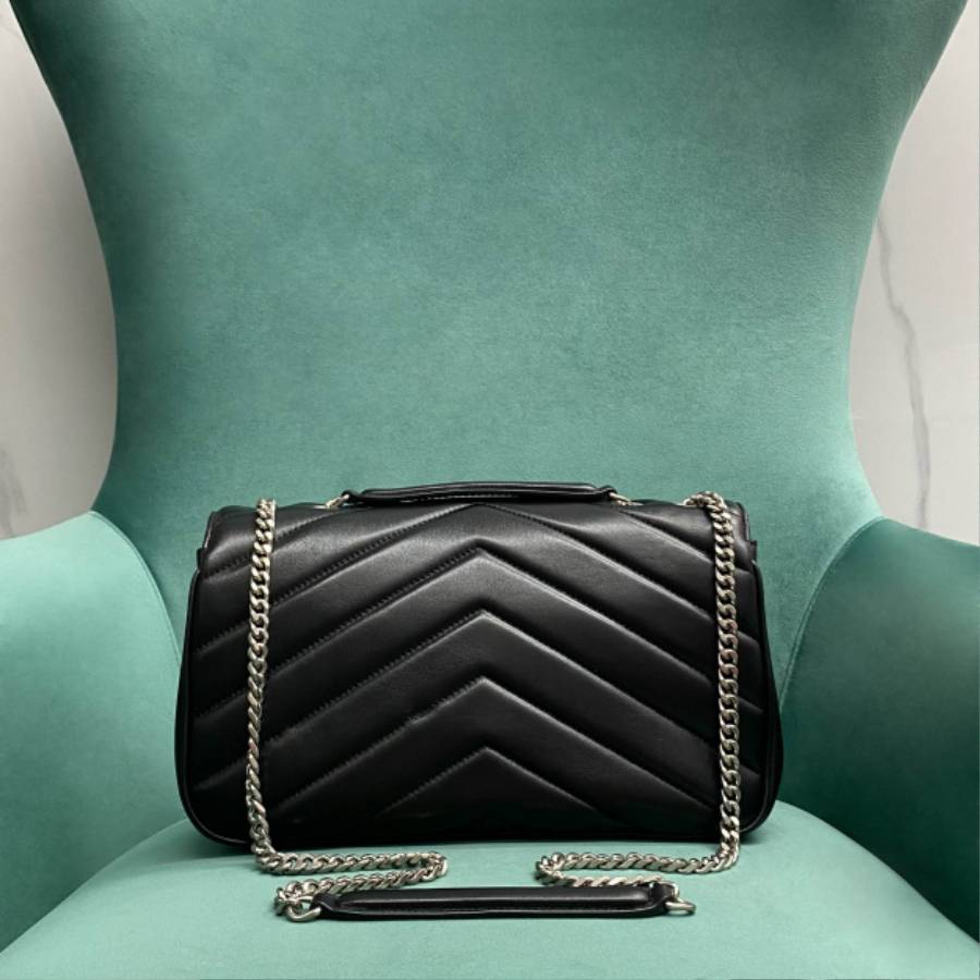 생로랑 MATELASSE 마틀라세 램스킨 소재의 LOULOU 루루 미디엄 백 801439 29178cm 블랙 실버04.jpg