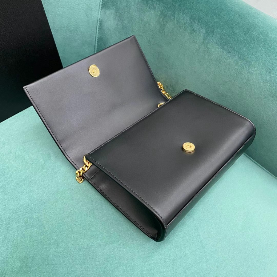 생로랑 그랑 드 뿌드르 가죽 KATE 스몰 태슬 백 블랙 골드 474366 20512.5cm03.jpg