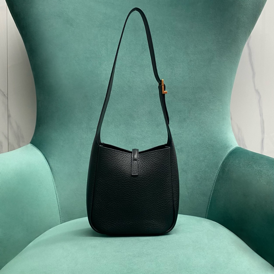 생로랑 그레인 가죽 소재의 유영한 LE 5 A 7 베이비백 809461 15716cm 블랙3.jpg