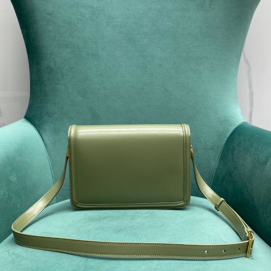 생로랑 금장 가죽 미디엄 사첼 백 그린 634305 23616cm2.jpg