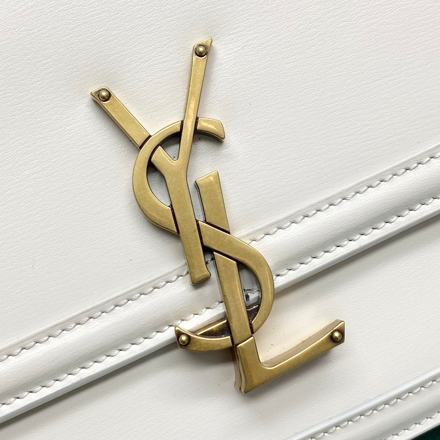 생로랑 금장 가죽 미디엄 사첼 백 화이트 634305 23616cm7.jpg