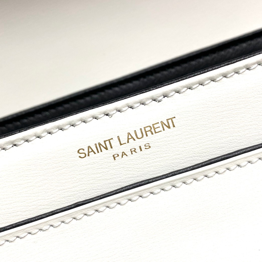 생로랑 금장 가죽 미디엄 사첼 백 화이트 634305 23616cm8.jpg