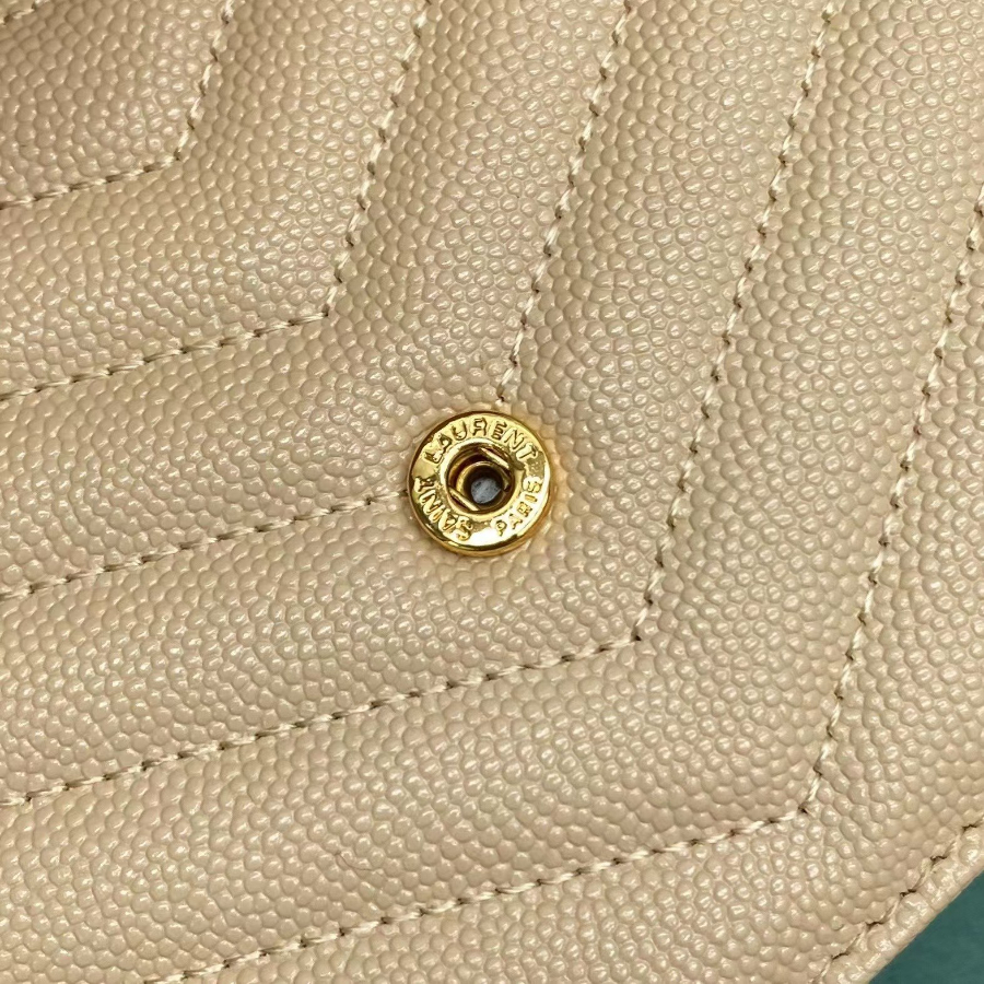 생로랑 금장 마틀라세 모노그램 체인 숄더백 지갑 393953 19411cm 스몰 베이지6.jpg