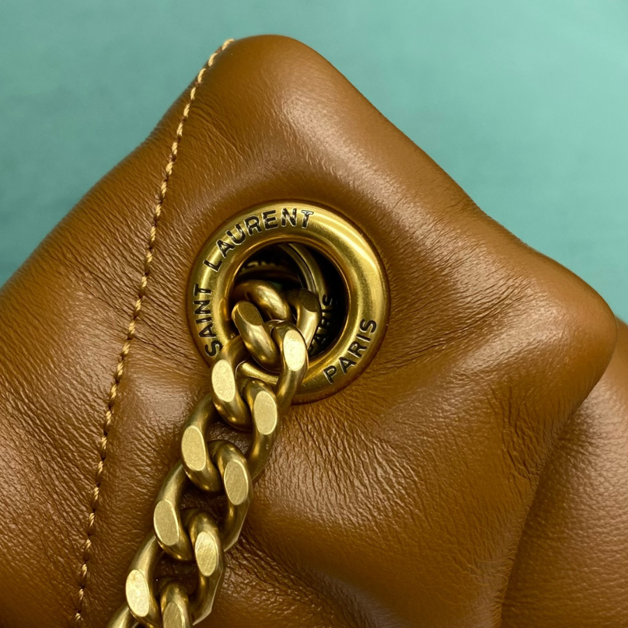 생로랑 나파 퀼팅 가죽 소재 PUFFER 스몰 577476 281118cm 브라운6.jpg