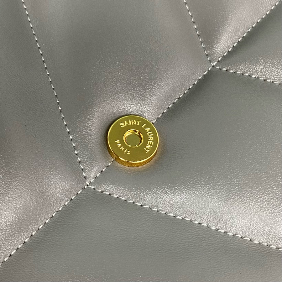 생로랑 나파 퀼팅 소재 PUFFER 577475 331424cm 그레이 금장10.jpg