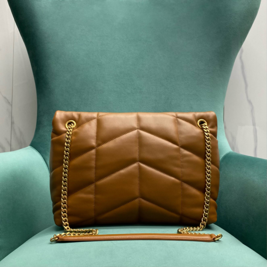 생로랑 나파 퀼팅 소재 PUFFER 577475 331424cm 브라운 금장02.jpg