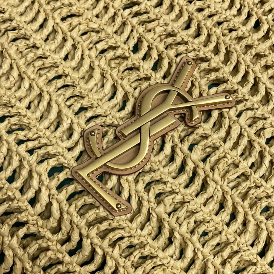 생로랑 라피아 마크라메 소재의 OXALIS 숄더백 781289 37340cm 다크 누드4.jpg