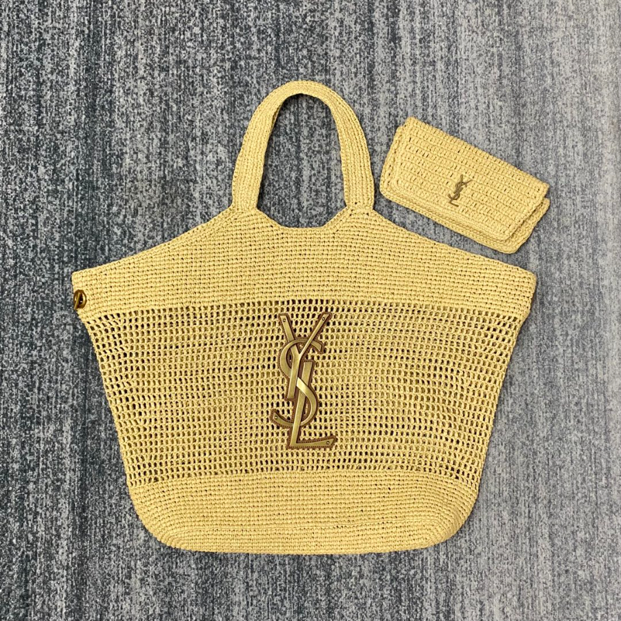 생로랑 라피아 소재의 ICARE 772191 38843cm 다크 누드4.jpg