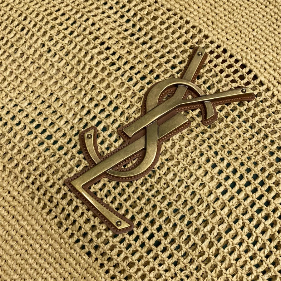 생로랑 라피아 소재의 ICARE 772191 38843cm 다크 누드5.jpg