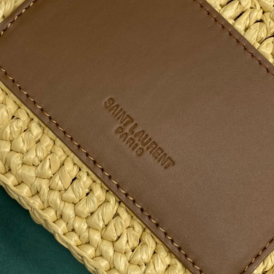 생로랑 라피아 소재의 ICARE 772191 38843cm 다크 누드9.jpg