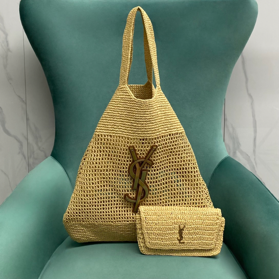 생로랑 라피아 소재의 ICARE 772191 38843cm 다크 누드1.jpg