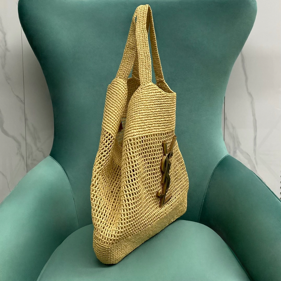 생로랑 라피아 소재의 ICARE 772191 38843cm 다크 누드3.jpg