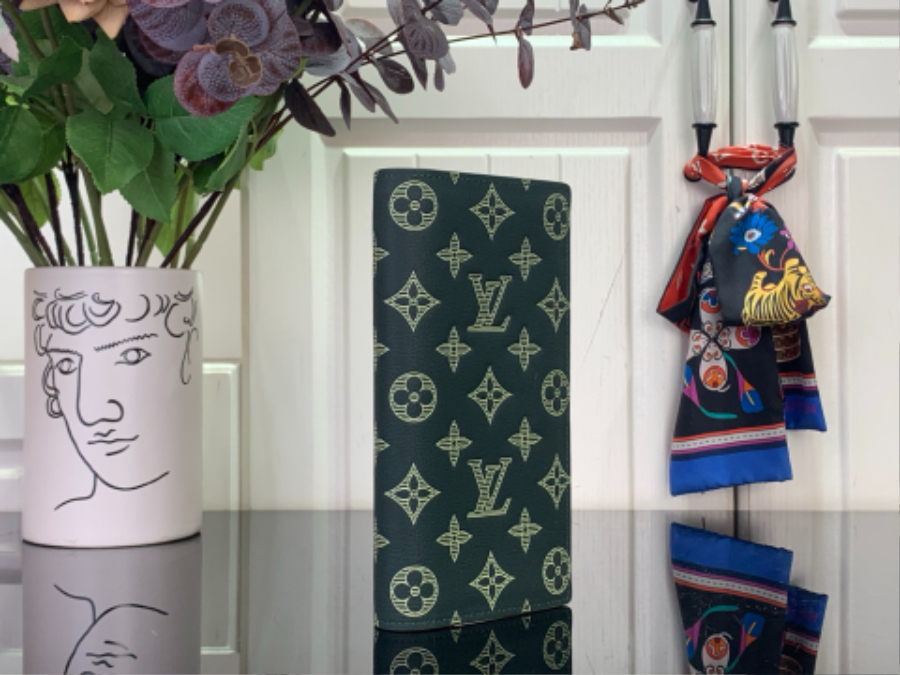 루이비통 브라짜 월릿 장지갑 흑녹색 M61697 1910cm4.jpg