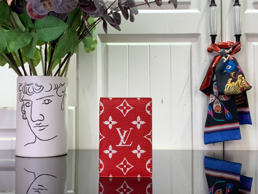 루이비통 포켓 오거나이저 카드지갑 M61696 M26080 17.511cm 레드1.jpg