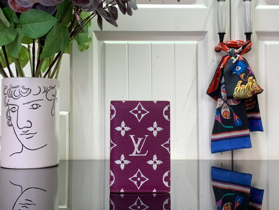 루이비통 포켓 오거나이저 카드지갑 M61696 M26080 17.511cm 퍼플1.jpg