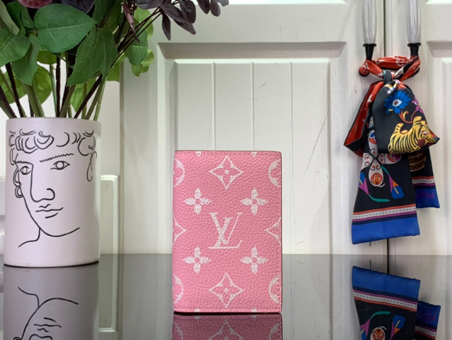 루이비통 포켓 오거나이저 카드지갑 M61696 M26080 17.511cm 핑크1.jpg