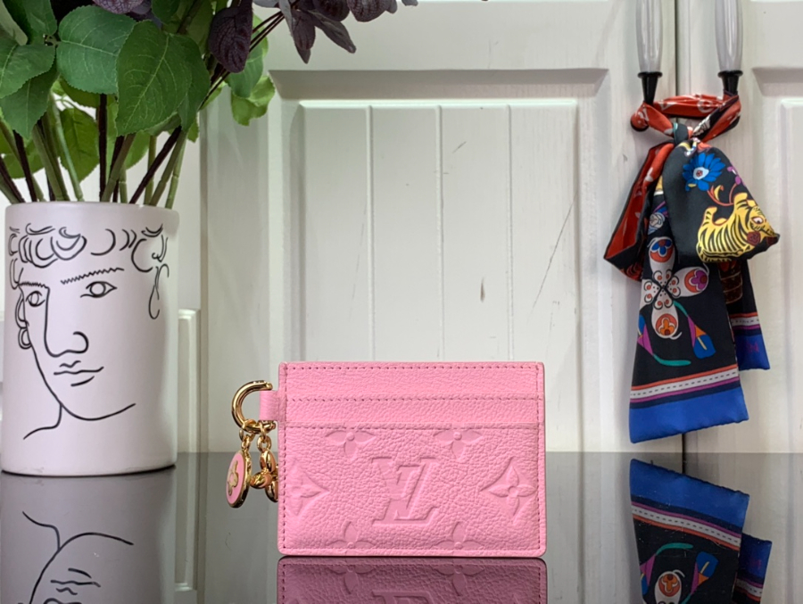 루이비통 LV 참 카드 홀더 M13649 7.30.310.2cm 핑크1.jpg