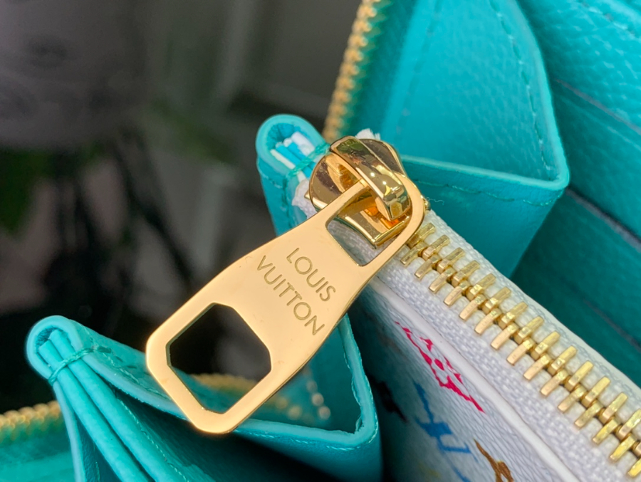 루이비통 LV x TM 슈즈 지퍼 장지갑 M13618 19.510.52.5cm 스카이 블루7.jpg