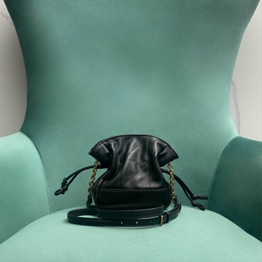 생로랑 램스킨 소재 JAMIE 미니 숄더 파우치 블랙 859174 14.515.58cm02.jpg