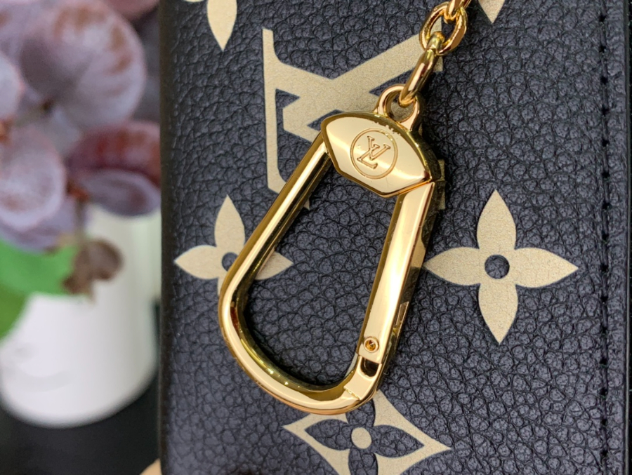 루이비통 키 파우치 모노그램 앙프렝뜨 블랙 베이지 M80885 1271.5cm05.jpg