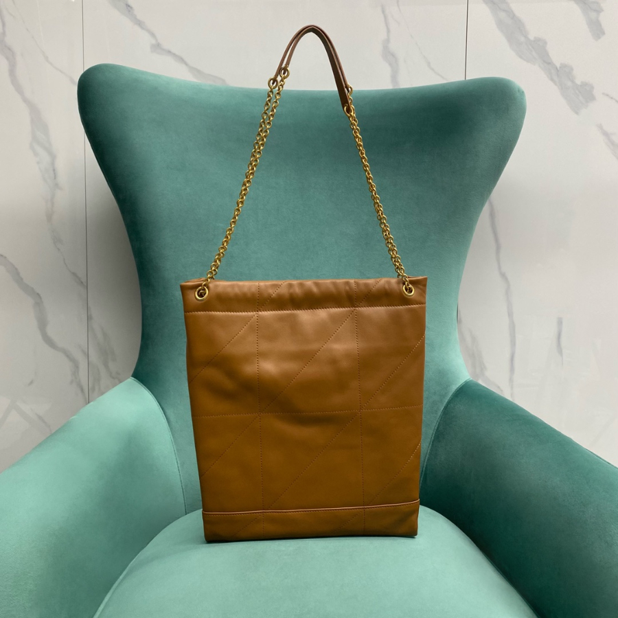 생로랑 램스킨 소재의 JAMIE POCHON 781666 28233cm 브라운2.jpg