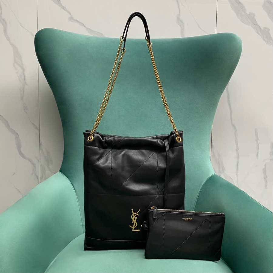 생로랑 램스킨 소재의 JAMIE POCHON 781666 28233cm 블랙1.jpg