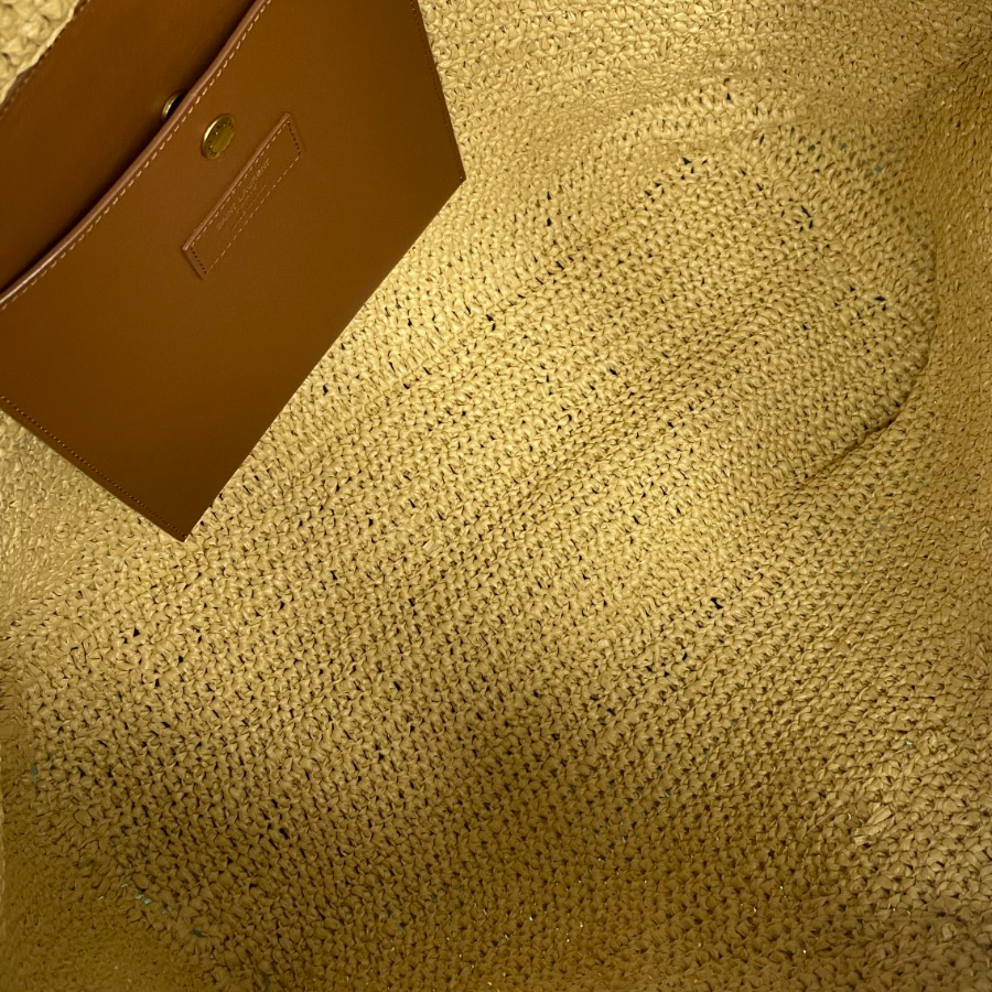 생로랑 로고 라피아 토트백 776763 428.533cm 다크 누드7.jpg