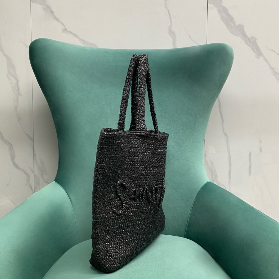 생로랑 로고 라피아 토트백 776763 428.533cm 블랙3.jpg