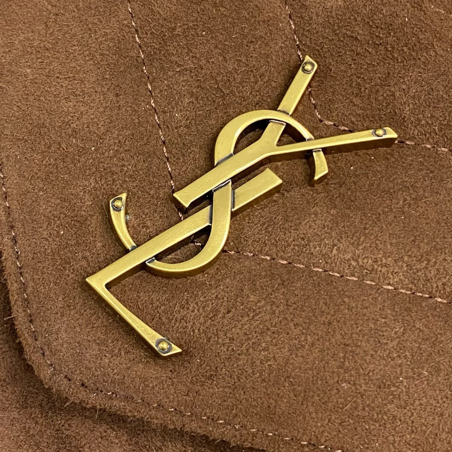 생로랑 루루 스몰 마테라쎄 스웨이드 브라운 커피 24146cm 80143706.jpg