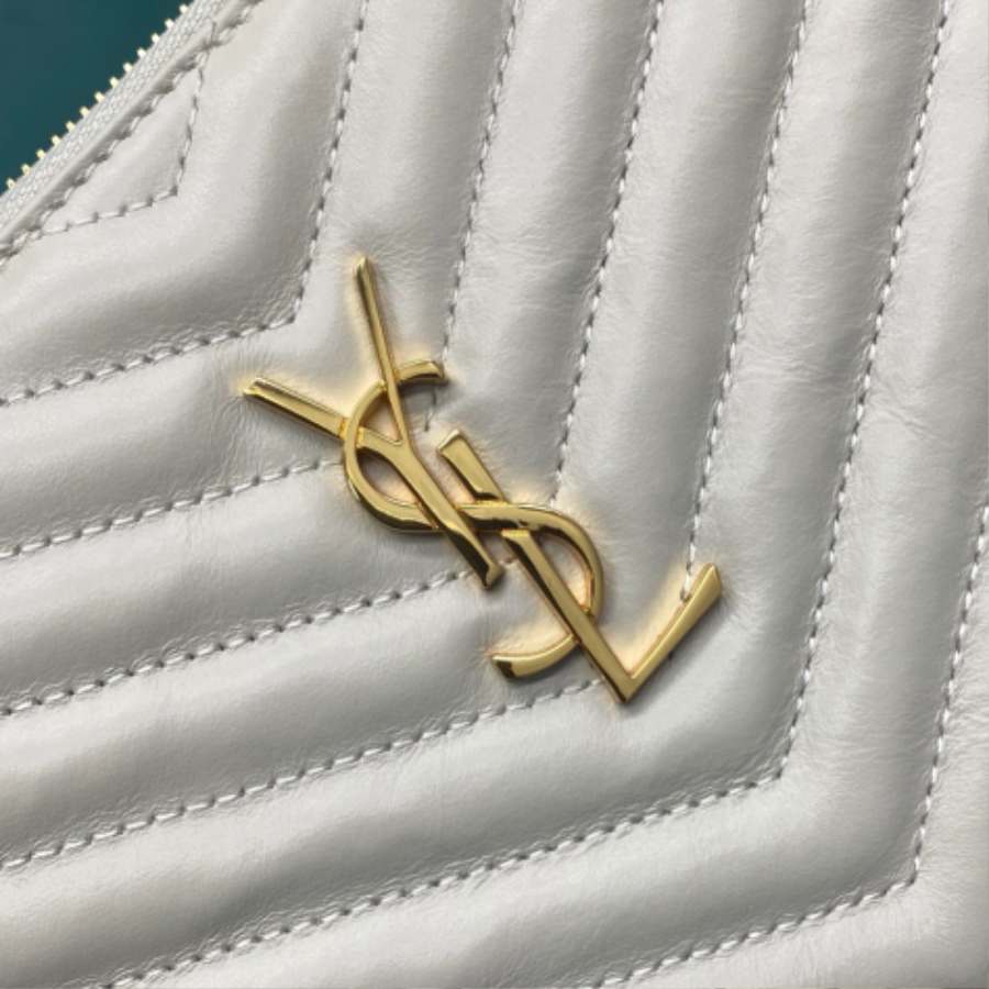 생로랑 마틀라세 가죽 소재의 모노그램 생 로랑 파우치 379039 241.517.5cm 화이트 스몰6.jpg