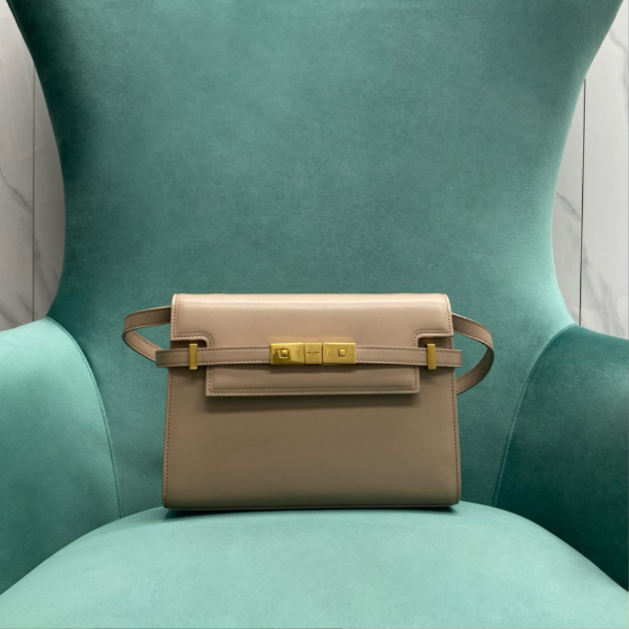 생로랑 맨하탄 스몰 MANHATTAN 인 박스 675626 246.517cm 라이트 갈색1.jpg