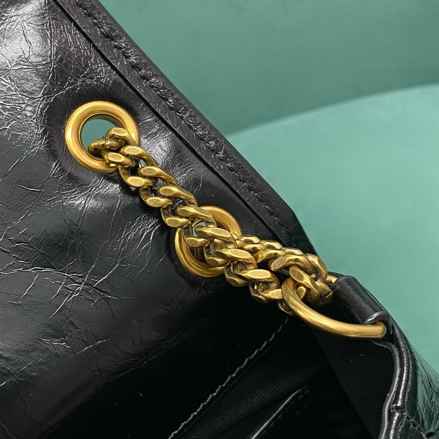 생로랑 빈티지 가죽 소재 NIKI BABY 633160 221712cm 블랙 금장09.jpg