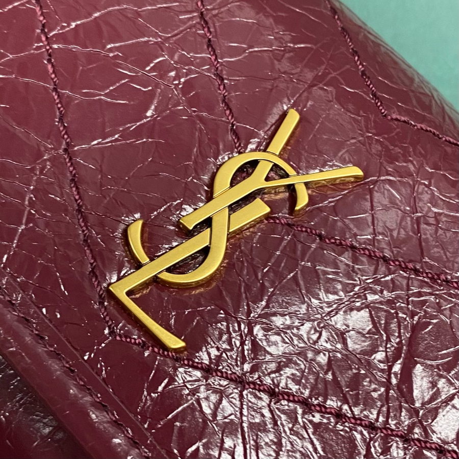 생로랑 빈티지 가죽 소재 NIKI BABY 633160 221712cm 와인 금장06.jpg
