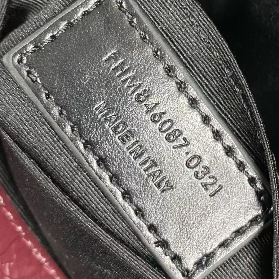 생로랑 빈티지 가죽 소재 NIKI BABY 633160 221712cm 와인 금장10.jpg