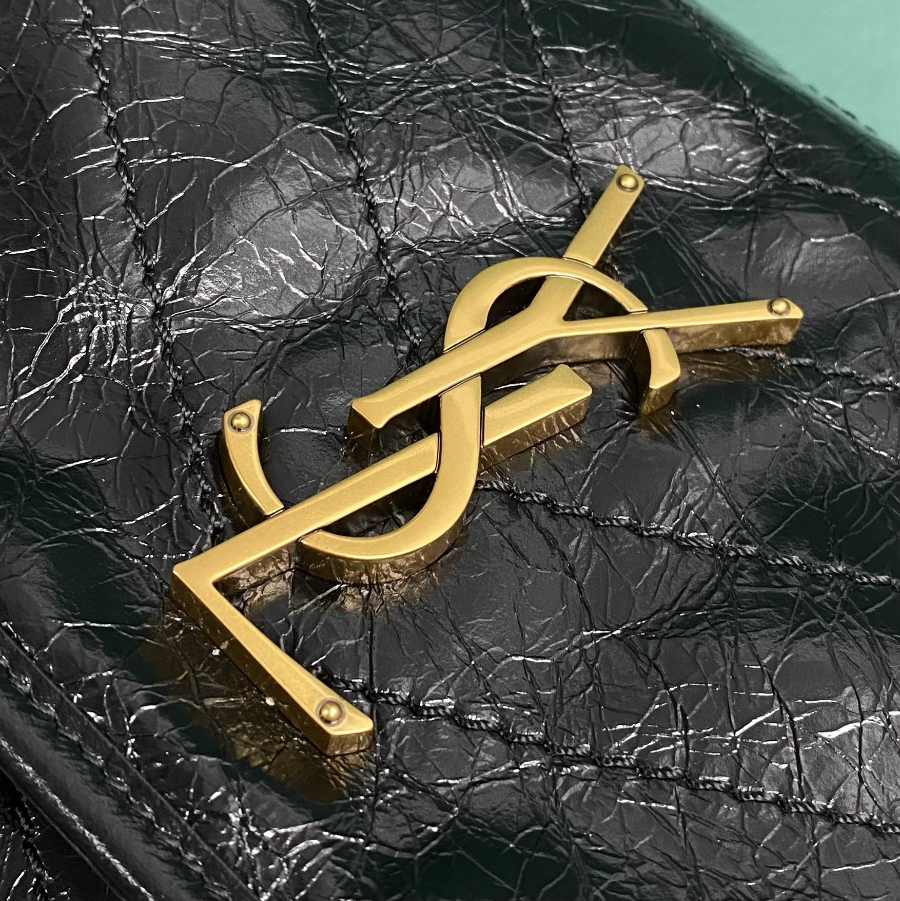 생로랑 빈티지 가죽 소재 NIKI 미디엄 633158 281420cm 블랙 금장06.jpg