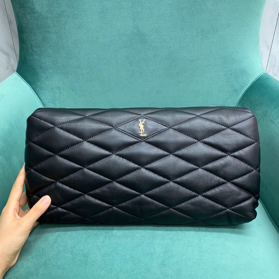 생로랑 세이드 푸퍼 클러치 가방 655004 35918cm 블랙1.jpg